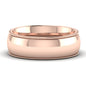 Comfort Fit Wedding Band Milgrain Edge Fascinating Diamonds