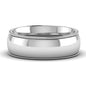 Comfort Fit Wedding Band Milgrain Edge Fascinating Diamonds