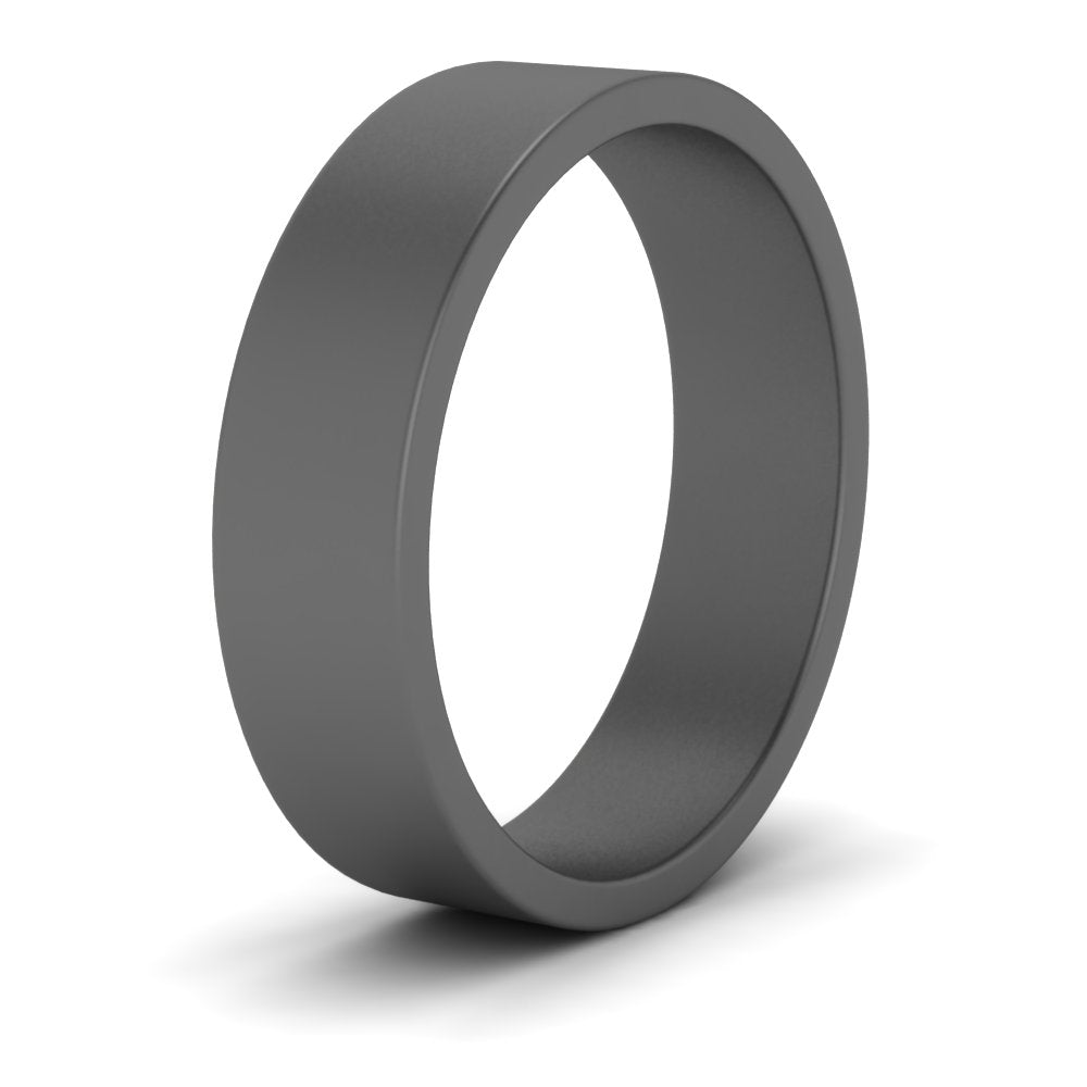 5 mm Flat Gold Wedding Band Fascinating Diamonds