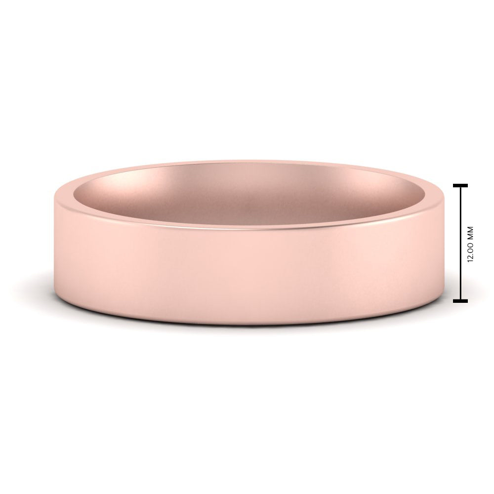 Light Weight Flat Mens Wedding Band Fascinating Diamonds