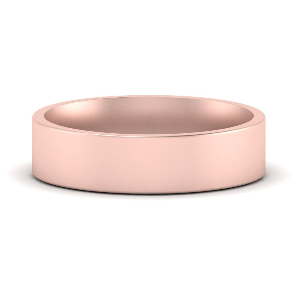 Light Weight Flat Mens Wedding Band Fascinating Diamonds
