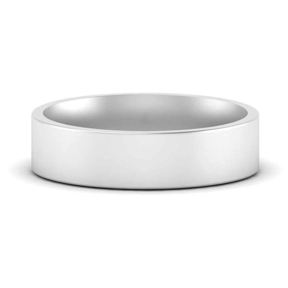 Light Weight Flat Mens Wedding Band Fascinating Diamonds