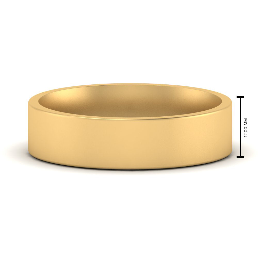 Light Weight Flat Mens Wedding Band Fascinating Diamonds