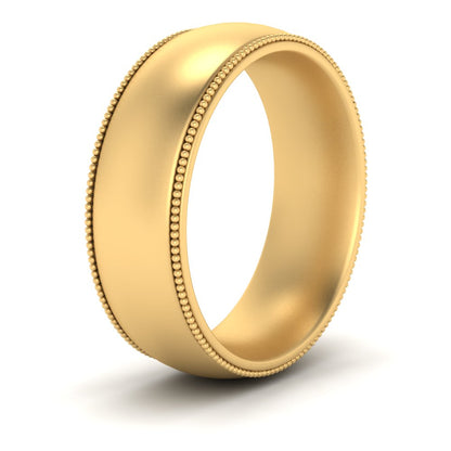 4 mm Milgrain Comfort Fit Mens Wedding Band Fascinating Diamonds