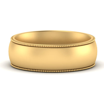 4 mm Milgrain Comfort Fit Mens Wedding Band Fascinating Diamonds