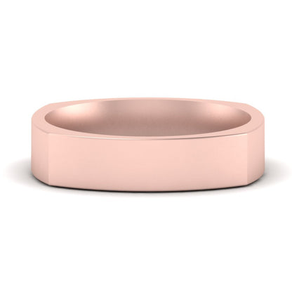 Square Comfort Fit Mens Wedding Band Fascinating Diamonds