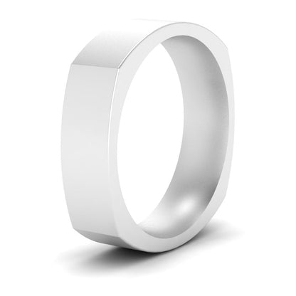 Square Comfort Fit Mens Wedding Band Fascinating Diamonds