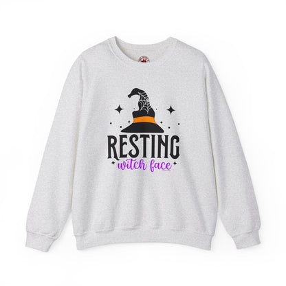 Resting Witch Face Crewneck Sweatshirt The Devil's Pickle