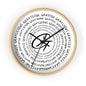 Wooden Clock Embracing Gray Hair Positivity Grayceful LLC