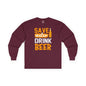 Save Water Drink Beer Long Sleeve Tee The Devil's Pickle
