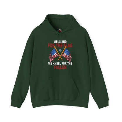 We Stand For The Flag Hooded Sweatshirt The Devil's Pickle