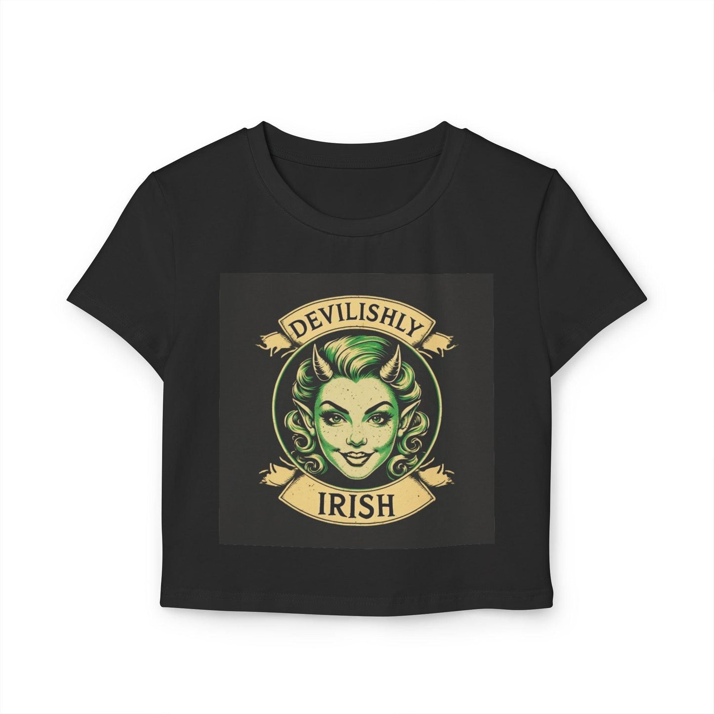 St Patricks Day Baby Tee Devilishly Irish Country in My Heart