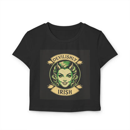 St Patricks Day Baby Tee Devilishly Irish Country in My Heart