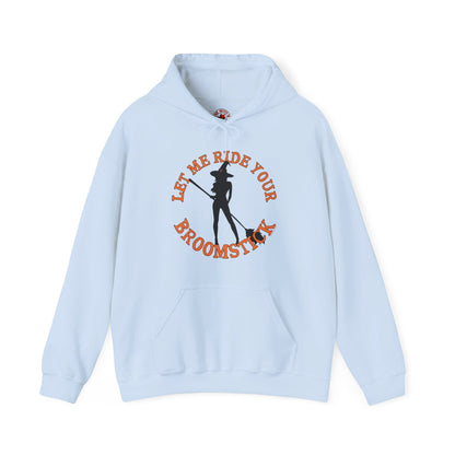 Let Me Ride Your Broomstick Hooded Sweatshirt The Devil's Pickle