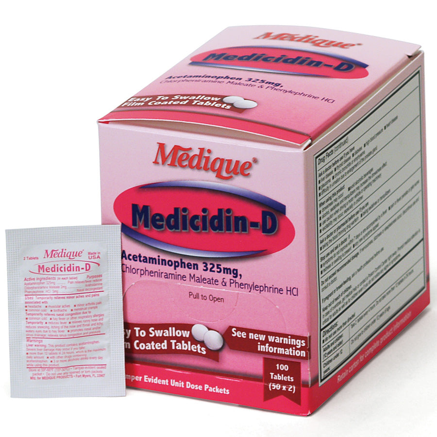 Medicidin-D, 100/box quakekits.com