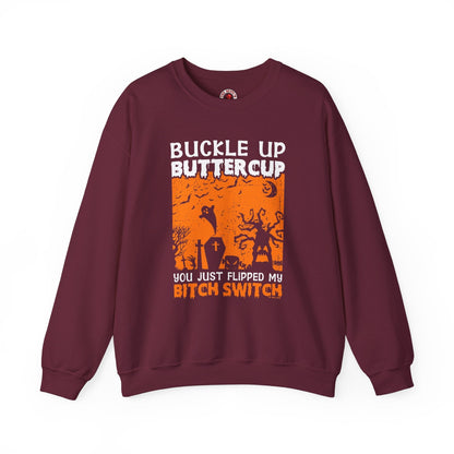 Buckle Up Buttercup Crewneck Sweatshirt The Devil's Pickle