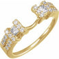 14K Yellow 1/2 CTW Natural Diamond Ring Enhancer Ethereal Legacy Boutiques