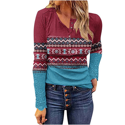 Desert Sunset Cowgirl Knit Top Country in My Heart