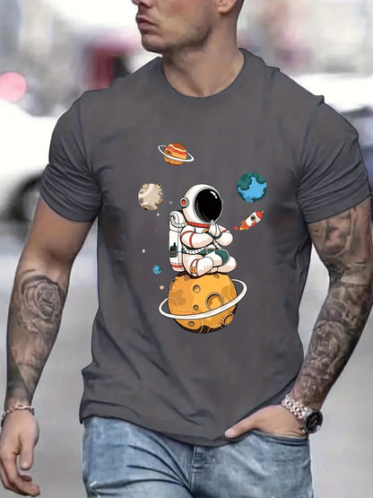 Men’s Astronaut Graphic Shirt FitiqueFit