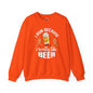 I Run Because I Really Like Beer Crewneck Sweatshirt The Devil's Pickle