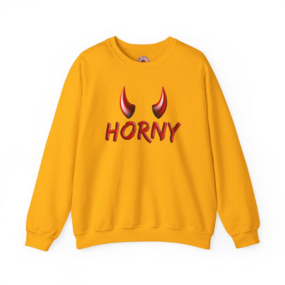 Horny Crewneck Sweatshirt The Devil's Pickle