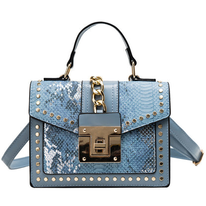 Fashion snake pattern handbag See size chart under “more details” The Fashion Celestial