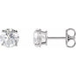 Platinum 2 CTW Natural Diamond Earrings Ethereal Legacy Boutiques