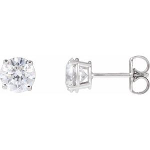 Platinum 1 1/2 CTW Natural Diamond Earrings Ethereal Legacy Boutiques