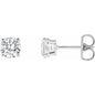 14K White 1 CTW Lab-Grown Diamond Earrings Ethereal Legacy Boutiques