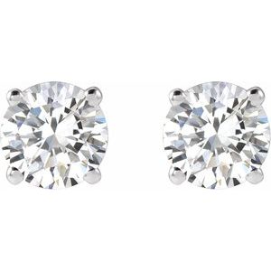 14K White 1 CTW Natural Diamond Earrings Ethereal Legacy Boutiques