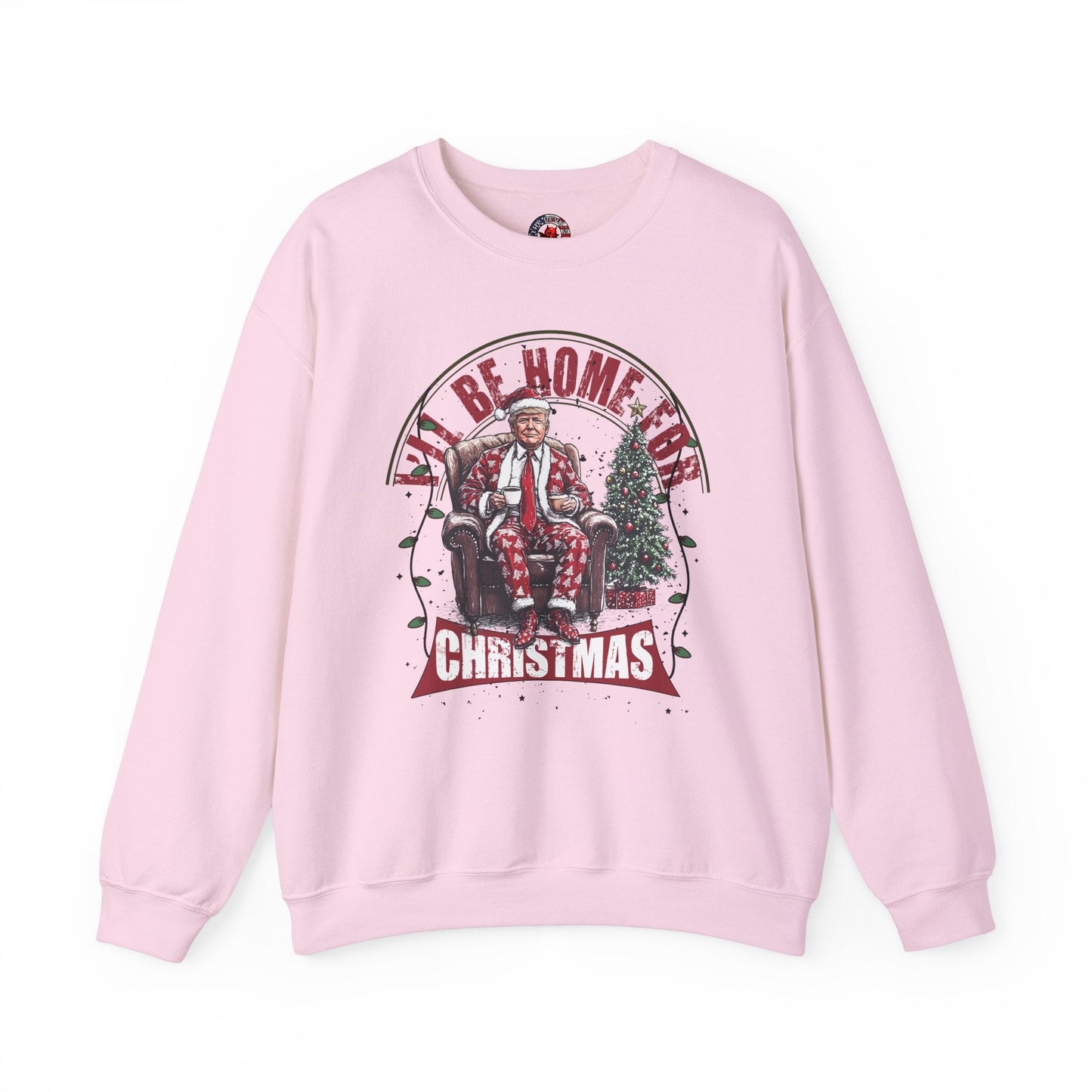I'll Be Home For Christmas Crewneck Sweatshirt The Devil's Pickle