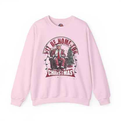 I'll Be Home For Christmas Crewneck Sweatshirt The Devil's Pickle