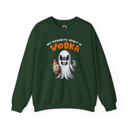 My Favorite Spirit Is Vodka Crewneck Sweatshirt The Devil's Pickle