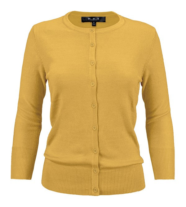 Crewneck Button Down Knit Cardigan Sweater Shop Style & More | Fresh Looks, Everyday Deals & Free Shipping