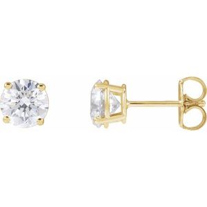 14K Yellow 1 1/2 CTW Natural Diamond Earrings Ethereal Legacy Boutiques
