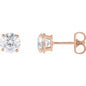 14K Rose 1 1/2 CTW Natural Diamond Earrings Ethereal Legacy Boutiques