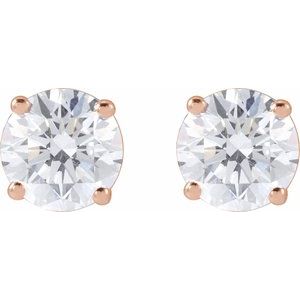14K Rose 1 1/2 CTW Natural Diamond Earrings Ethereal Legacy Boutiques