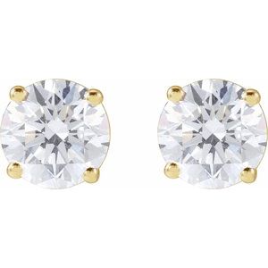 14K Yellow 4 CTW Lab-Grown Diamond Earrings Ethereal Legacy Boutiques