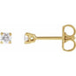 14K Yellow 1/8 CTW Lab-Grown Diamond Earrings Ethereal Legacy Boutiques