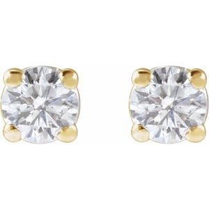 14K Yellow 1/3 CTW Natural Diamond Earrings Ethereal Legacy Boutiques