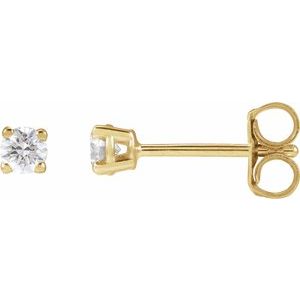14K Yellow 1/3 CTW Natural Diamond Earrings Ethereal Legacy Boutiques