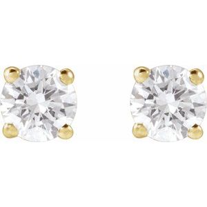 14K Yellow 1/2 CTW Lab-Grown Diamond Earrings Ethereal Legacy Boutiques