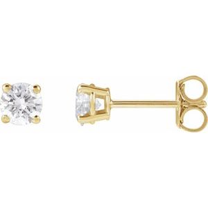 14K Yellow 1/2 CTW Lab-Grown Diamond Earrings Ethereal Legacy Boutiques
