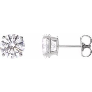14K White 2 1/2 CTW Lab-Grown Diamond Earrings Ethereal Legacy Boutiques