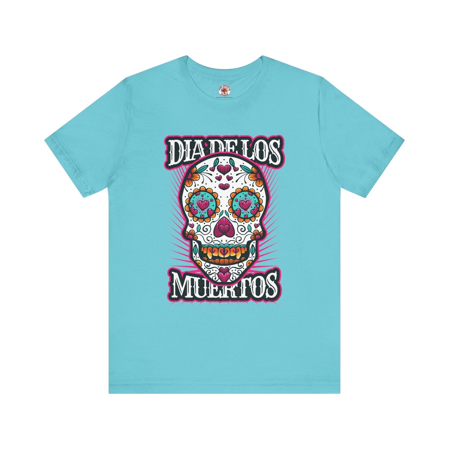 Dia De Los Muertos Skull T-Shirt The Devil's Pickle