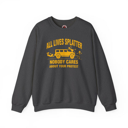 All Lives Splatter Crewneck Sweatshirt The Devil's Pickle