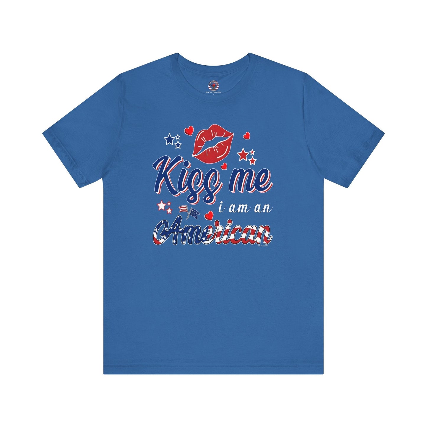 Kiss Me I Am An American T-Shirt The Devil's Pickle