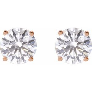 14K Rose 2  1/2 CTW Lab-Grown Diamond Earrings Ethereal Legacy Boutiques