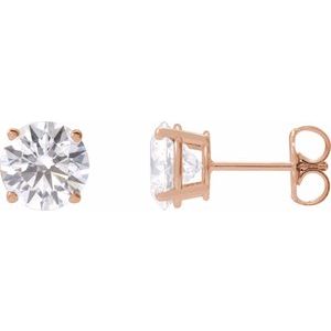14K Rose 2  1/2 CTW Lab-Grown Diamond Earrings Ethereal Legacy Boutiques