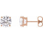 14K Rose 2  1/2 CTW Lab-Grown Diamond Earrings Ethereal Legacy Boutiques